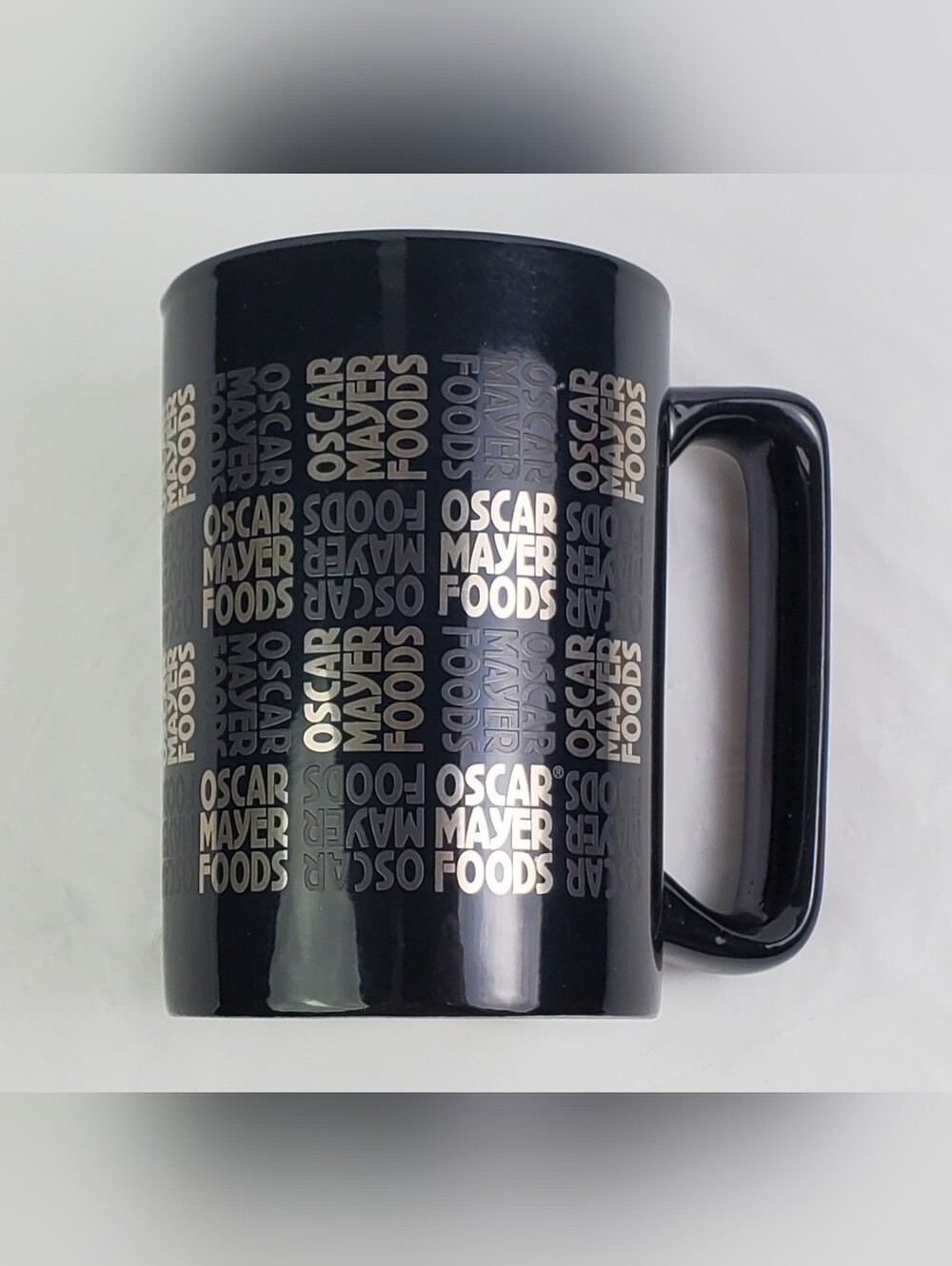 Oscar Mayer Foods VTG Advertising Collectible All Over Print Logo Coffee Mug Cup